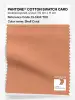 Product image 1 of the product “PANTONE® COTTON SWATCH CARD 15-1334 TCX Shell Coral ”