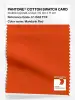 Product image 1 of the product “PANTONE® COTTON SWATCH CARD 17-1562 TCX Mandarin Red ”