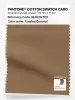 Product image 1 of the product “PANTONE® COTTON SWATCH CARD 18-1029 TCX Toasted Coconut ”