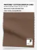 Product image 1 of the product “PANTONE® COTTON SWATCH CARD 18-1222 TCX Cocoa Brown ”