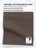 Product image 1 of the product “PANTONE® COTTON SWATCH CARD 19-0912 TCX Chocolate Brown ”