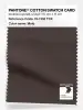 Product image 1 of the product “PANTONE® COTTON SWATCH CARD 19-1106 TCX Molé ”