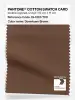 Product image 1 of the product “PANTONE® COTTON SWATCH CARD 19-1223 TCX Downtown Brown ”