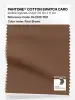 Product image 1 of the product “PANTONE® COTTON SWATCH CARD 19-1230 TCX Friar Brown ”
