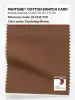 Product image 1 of the product “PANTONE® COTTON SWATCH CARD 19-1242 TCX Cambridge Brown ”