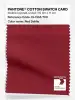 Product image 1 of the product “PANTONE® COTTON SWATCH CARD 19-1555 TCX Red Dahlia ”