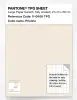 Product image 1 of the product “PANTONE® TPG SHEET 11-0606 TPG Pristine ”