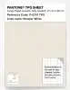Artikelbild 1 des Artikels “PANTONE® TPG SHEET 11-0701 TPG Whisper White “