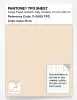 Artikelbild 1 des Artikels “PANTONE® TPG SHEET 11-0809 TPG Ecru “