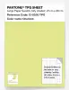Product image 1 of the product “PANTONE® TPG SHEET 12-0530 TPG Charlock ”