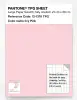 Product image 1 of the product “PANTONE® TPG SHEET 12-1310 TPG Icy Pink ”