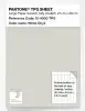 Product image 1 of the product “PANTONE® TPG SHEET 12-4300 TPG White Onyx ”