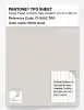 Product image 1 of the product “PANTONE® TPG SHEET 13-0002 TPG White Sand ”