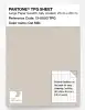 Product image 1 of the product “PANTONE® TPG SHEET 13-0003 TPG Oat Milk ”