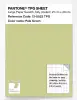 Product image 1 of the product “PANTONE® TPG SHEET 13-0522 TPG Pale Green ”