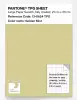 Product image 1 of the product “PANTONE® TPG SHEET 13-0624 TPG Golden Mist ”