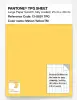 Product image 1 of the product “PANTONE® TPG SHEET 13-0851 TPG Minion YellowTM ”