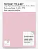 Product image 1 of the product “PANTONE® TPG SHEET 13-2804 TPG Parfait Pink ”