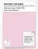 Product image 1 of the product “PANTONE® TPG SHEET 13-2807 TPG Ballerina ”