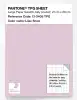 Product image 1 of the product “PANTONE® TPG SHEET 13-3405 TPG Lilac Snow ”