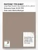 Product image 1 of the product “PANTONE® TPG SHEET 16-1211 TPG Mocha Meringue ”