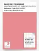 Product image 1 of the product “PANTONE® TPG SHEET 16-1720 TPG Strawberry Ice ”