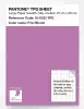 Product image 1 of the product “PANTONE® TPG SHEET 16-3321 TPG First Bloom ”