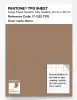 Product image 1 of the product “PANTONE® TPG SHEET 17-1322 TPG Burro ”