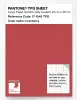 Product image 1 of the product “PANTONE® TPG SHEET 17-1545 TPG Cranberry ”