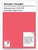 Product image 1 of the product “PANTONE® TPG SHEET 17-1744 TPG Calypso Coral ”