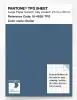 Product image 1 of the product “PANTONE® TPG SHEET 18-4026 TPG Stellar ”