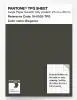 Product image 1 of the product “PANTONE® TPG SHEET 19-0505 TPG Elegance ”