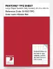 Product image 1 of the product “PANTONE® TPG SHEET 19-1663 TPG Ribbon Red ”