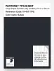Product image 1 of the product “PANTONE® TPG SHEET 19-4011 TPG Salute ”