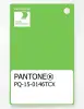 Product image 1 of the product “PANTONE® PLASTIC STANDARD CHIP PQ 15-0146 TCX Green Flash ”