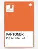 Product image 1 of the product “PANTONE® PLASTIC STANDARD CHIP PQ 17-1360 TCX Celosia Orange ”