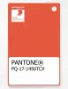 Product image 1 of the product “PANTONE® PLASTIC STANDARD CHIP PQ 17-1456 TCX Tigerlily ”