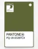 Product image 1 of the product “PANTONE® PLASTIC STANDARD CHIP PQ 18-0328 TCX Cedar Green ”