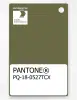 Product image 1 of the product “PANTONE® PLASTIC STANDARD CHIP PQ 18-0527 TCX Olive Branch ”