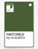 Product image 1 of the product “PANTONE® PLASTIC STANDARD CHIP PQ 19-0230 TCX Garden Green ”