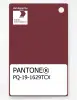 Product image 1 of the product “PANTONE® PLASTIC STANDARD CHIP PQ 19-1629 TCX Ruby Wine ”