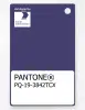 Product image 1 of the product “PANTONE® PLASTIC STANDARD CHIP PQ 19-3842 TCX Deep Wisteria ”