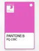 Product image 1 of the product “PANTONE® PLASTIC STANDARD CHIP PQ 238C ”