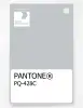 Product image 1 of the product “PANTONE® PLASTIC STANDARD CHIP PQ 428C ”