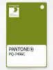 Product image 1 of the product “PANTONE® PLASTIC STANDARD CHIP PQ 7496C ”