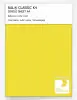 Product image 1 of the product “RAL® CLASSIC K4 SHEET SEMI MATT A4 1016 Sulfur yellow / Schwefelgelb ”