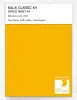 Product image 1 of the product “RAL® CLASSIC K4 SHEET SEMI MATT A4 1023 Traffic yellow / Verkehrsgelb ”