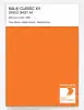 Product image 1 of the product “RAL® CLASSIC K4 SHEET SEMI MATT A4 2003 Pastel orange / Pastellorange ”