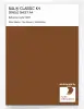 Product image 1 of the product “RAL® CLASSIC K4 SHEET SEMI MATT A4 8003 Clay brown / Lehmbraun ”