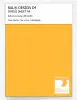 Product image 1 of the product “RAL® DESIGN D4 SINGLE SHEET A4 080 80 80 Fire yellow / Brandgelb ”